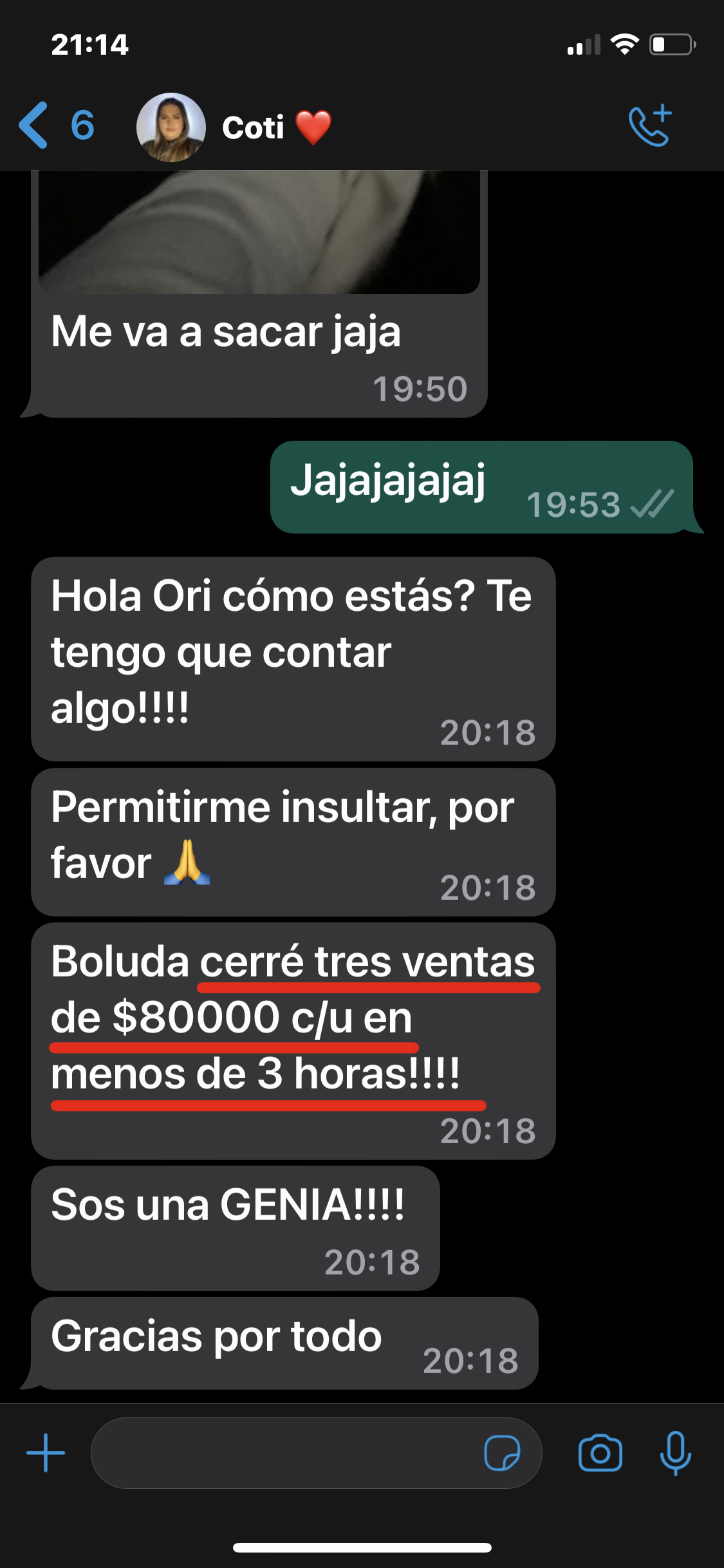 Testimonio de Coti
